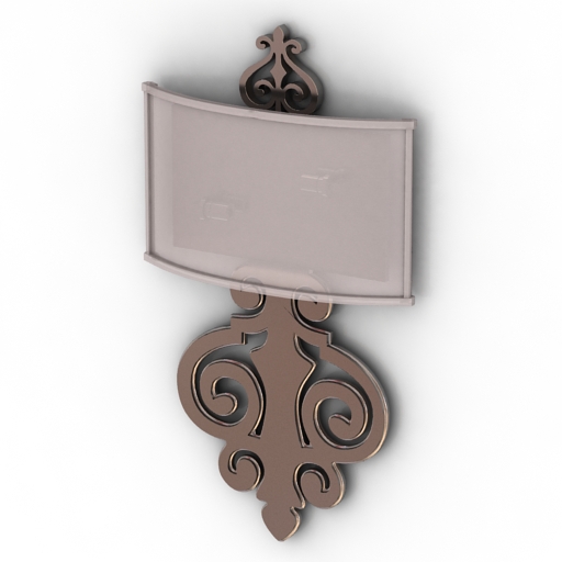 Sconce 3D model large preview