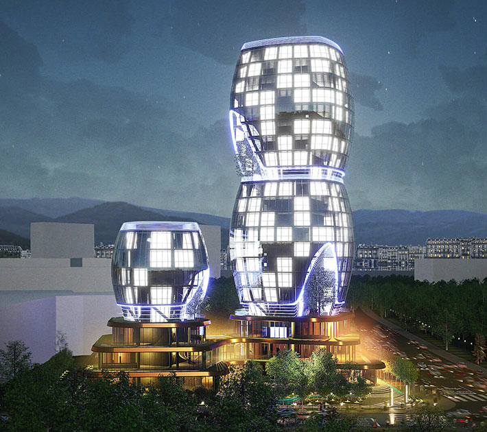 Co-bilitsa mixed-use building, Sofia, Bulgaria