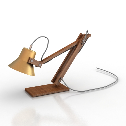 lamp moss pixoss desk lamp 3D Model Preview #7b0e7294