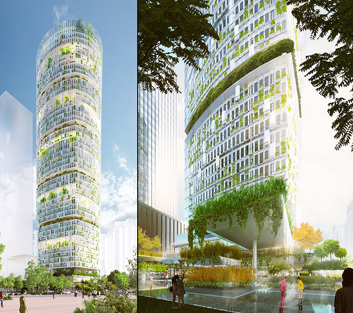 Jian Mu Tower, Shenzhen, China