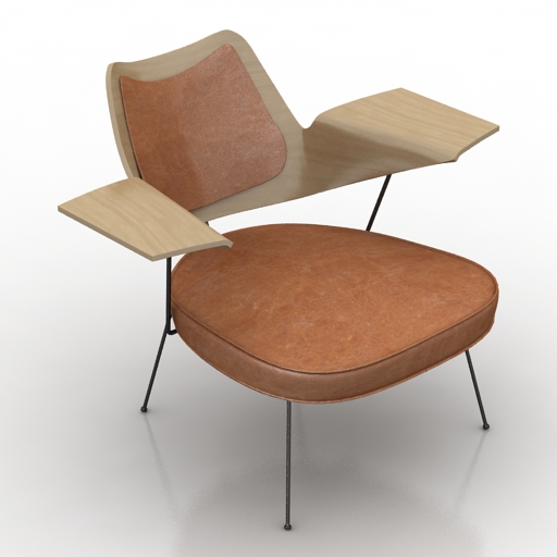 armchair robin day festival hall 658 3D Model Preview #d1dd7a15