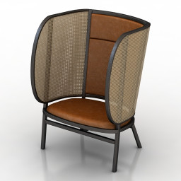 3D Armchair preview