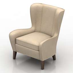 3D Armchair preview
