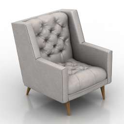 3D Armchair preview