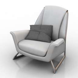 3D Armchair preview