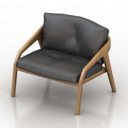 3D Armchair preview