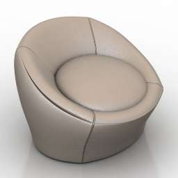 3D Armchair preview