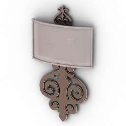 3D Sconce preview