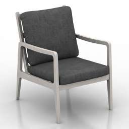 3D Armchair preview