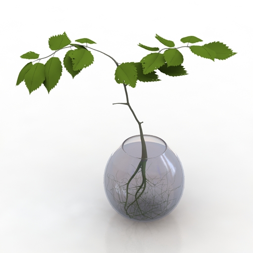 Vase 3D model large preview