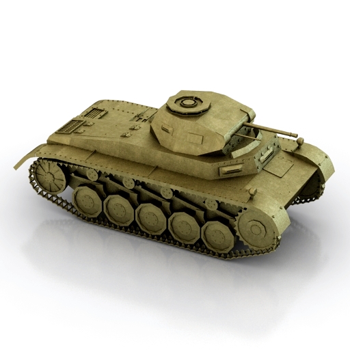 Tank 3D model large preview