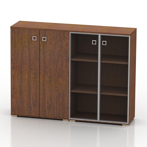 Locker 3D model large preview