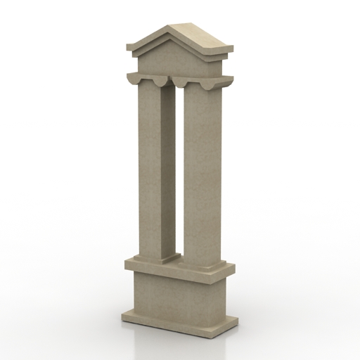 Column 3D model large preview