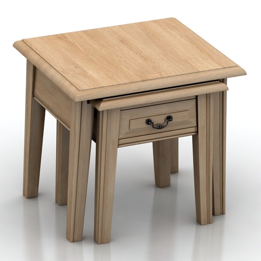 Tables 3D model large preview