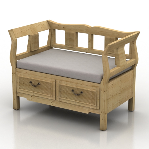 Sofa 3D model large preview