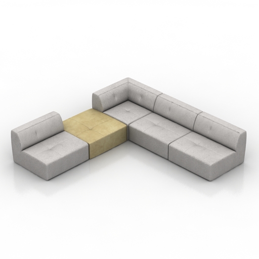 Sofa 3D model large preview