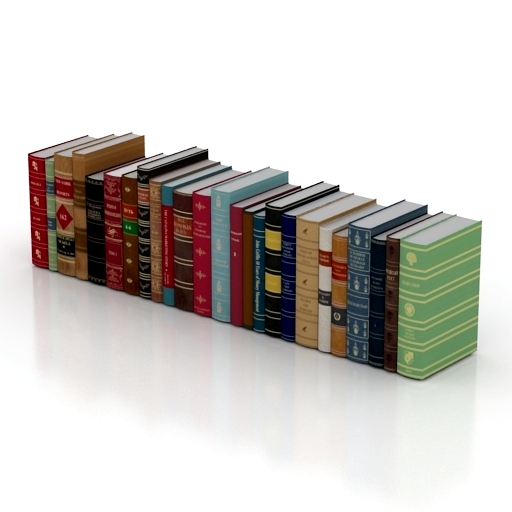 books set 3D Model Preview #c41c3033