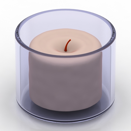 candle 2 3D Model Preview #209909d6