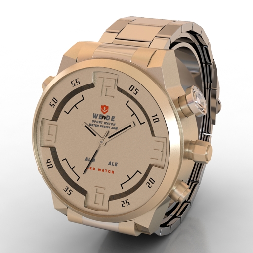 Watch 3D model large preview