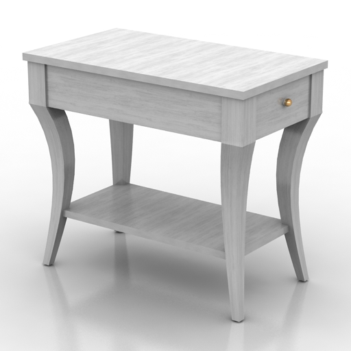 Table 3D model large preview