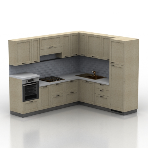 kitchen 2 3D Model Preview #84046ae6