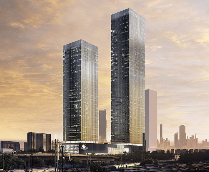 Iyad Alsaka's Prestige Liberty Towers by OMA, Mumbai, India
