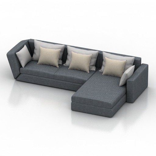 Sofa 3D model large preview