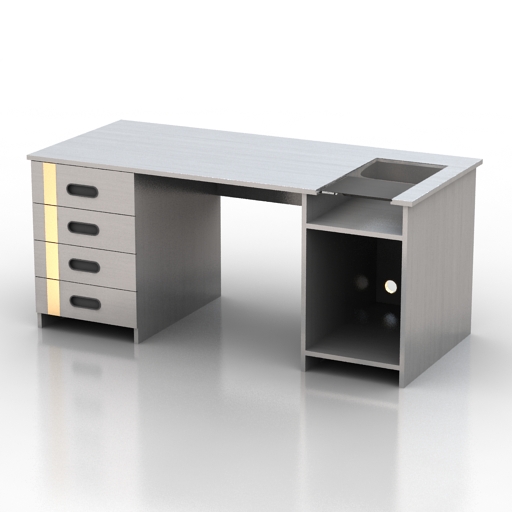 Table 3D model large preview