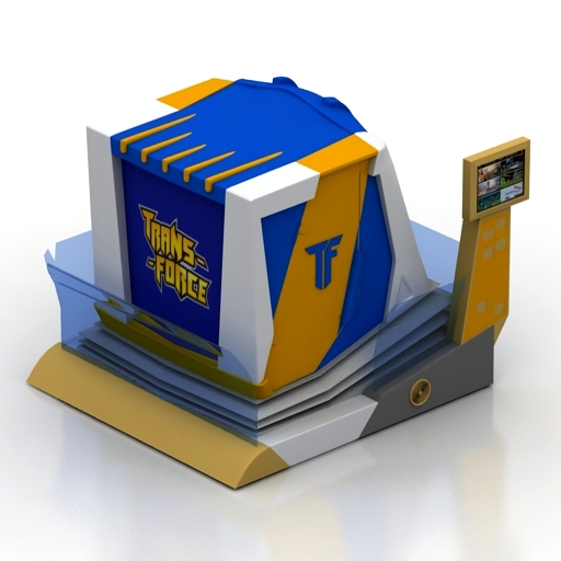 Attraction 3D model large preview