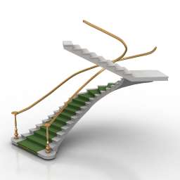 3D Stair preview