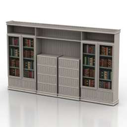 3D Bookcase preview
