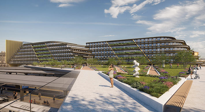 Masaryčka by Zaha Hadid Architects, Prague, Czech Republic