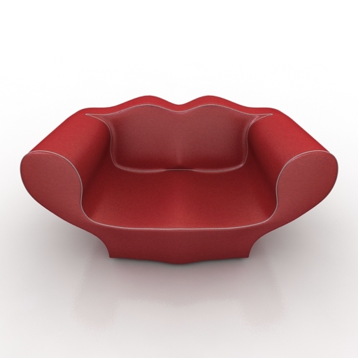 Sofa 3D model large preview