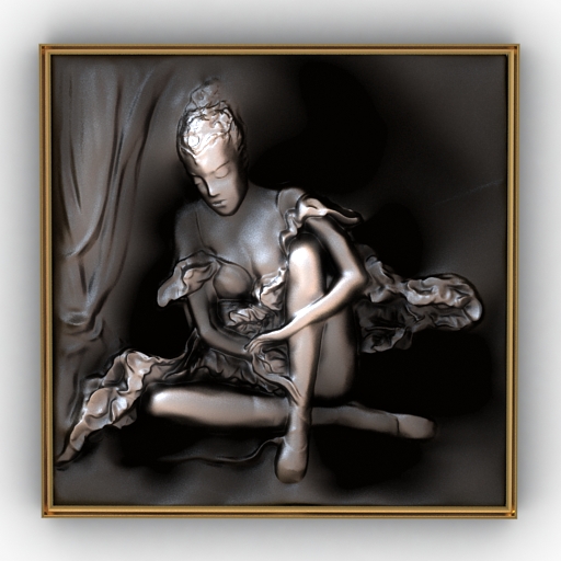 bas-relief 3D Model Preview #e351209f