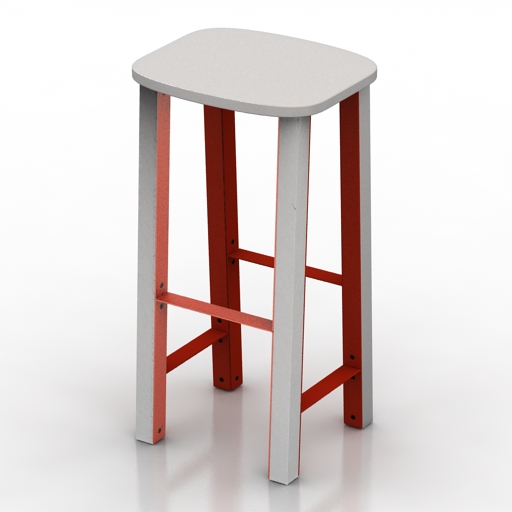 chair bar antilope marioalessiani offiseria 3D Model Preview #34f19fa1