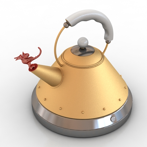 Kettle 3D model large preview