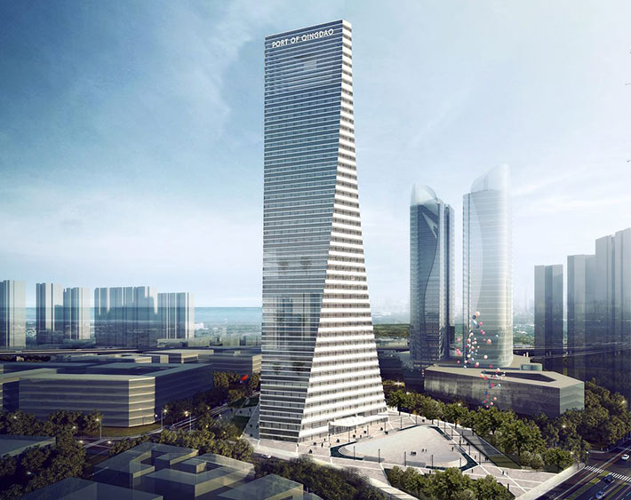 Qingdao Port Tower by gmp, Qingdao, China