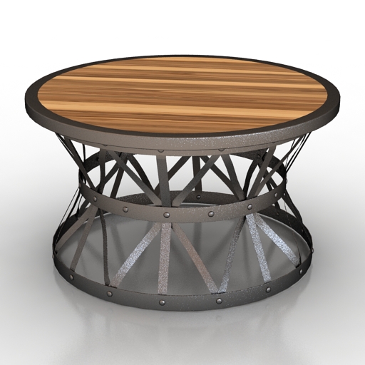 Table 3D model large preview