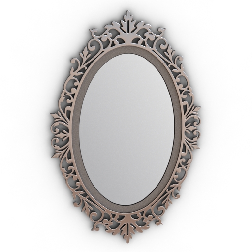 mirror decor frame 3D Model Preview #2bfe865a