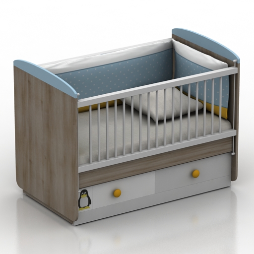 bed 1 3D Model Preview #ca9fa5ae