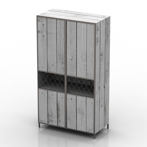 bookcase mesh 3D Model Preview #23092a1e