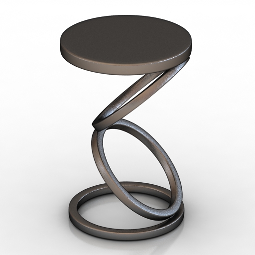 table vanguard furniture solvay spot table 9308e-bs 3D Model Preview #0a26abd4