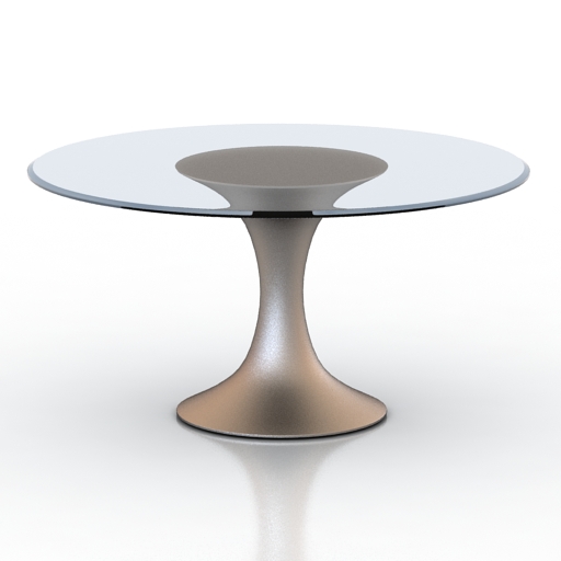 table dakota dining table 3D Model Preview #37bcf4ec