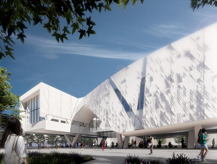 Athenæum complex by Morphosis, Dallas, TX, USA