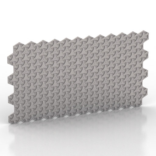 Panel 3D model large preview