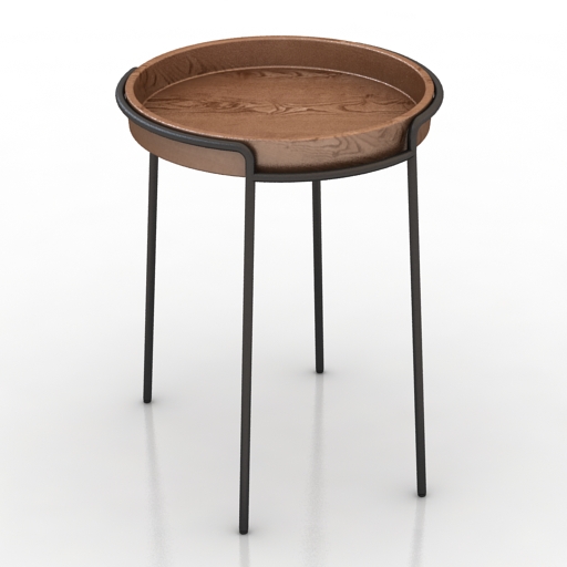 Table 3D model large preview