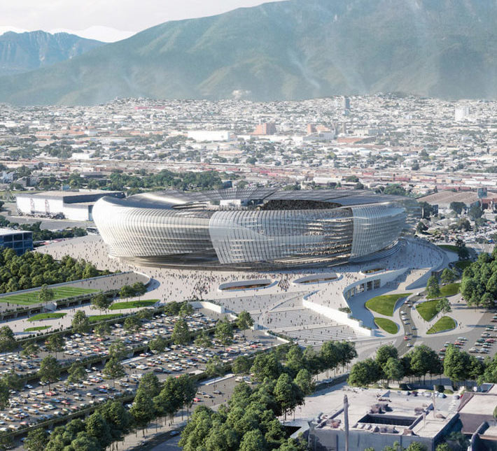 Tigres Stadium by Populous, Nuevo León, Mexico