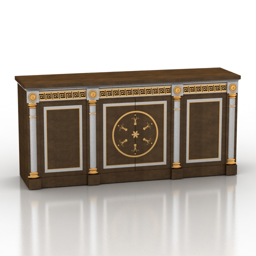 Locker 3D model large preview