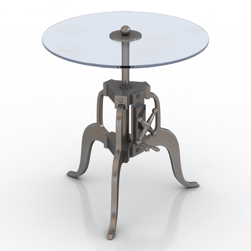 Table 3D model large preview