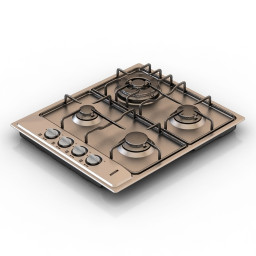 3D Gas stove preview